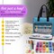 Full Range Embroidery and Cross Stitch Starter Kit with Premium Storage Bag – 99 DMC Coded Cotton Threads, 9 Metallic Floss, Hoops, Needles, Scissors & Complete Craft Set for Beginners and Adults (Turquoise)